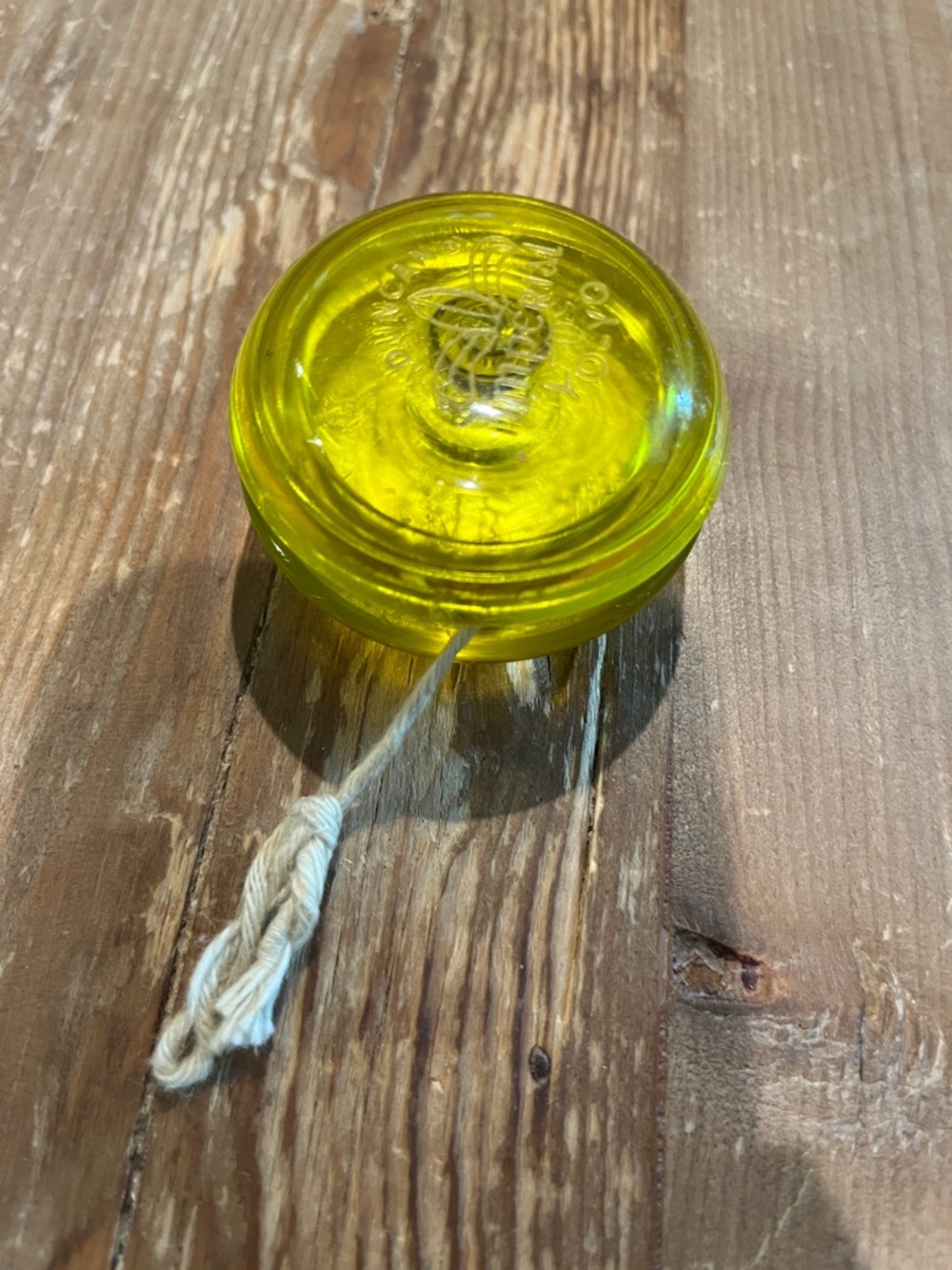 Bright Yellow Translucent Yo-Yo